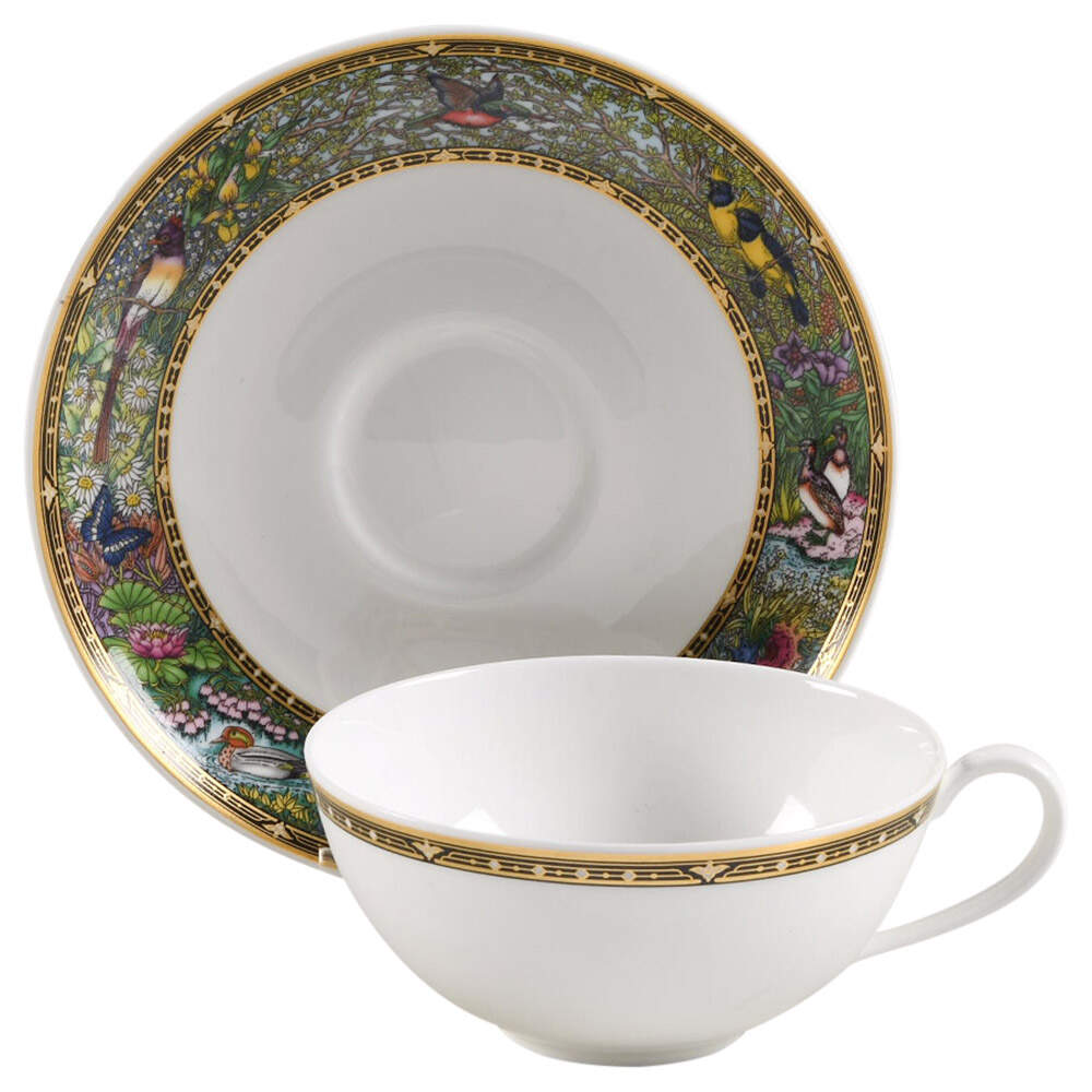 Vie Sauvage Flat Cup & Saucer Set by Villeroy & Boch-1