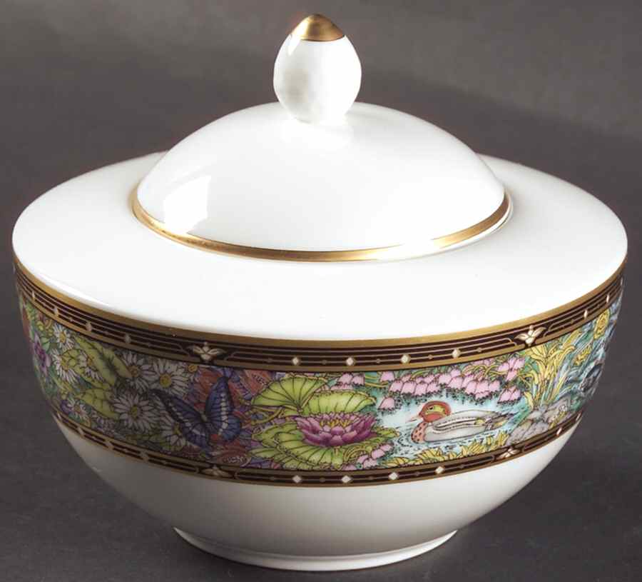 Vie Sauvage Sugar Bowl & Lid by Villeroy & Boch-1