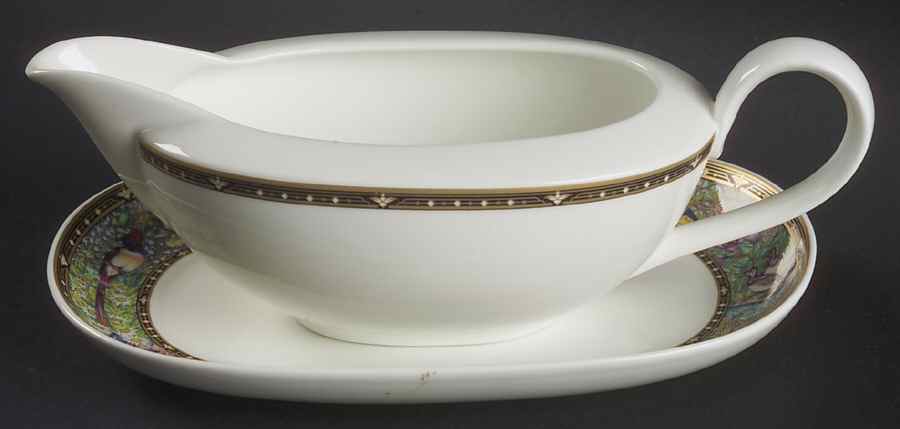 Vie Sauvage Gravy Boat & Underplate/Relish by Villeroy & Boch-1