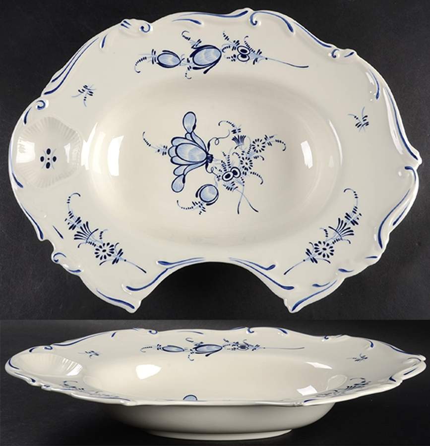 Vieux Septfontaines Oval Barber Shaving Bowl by Villeroy & Boch-1
