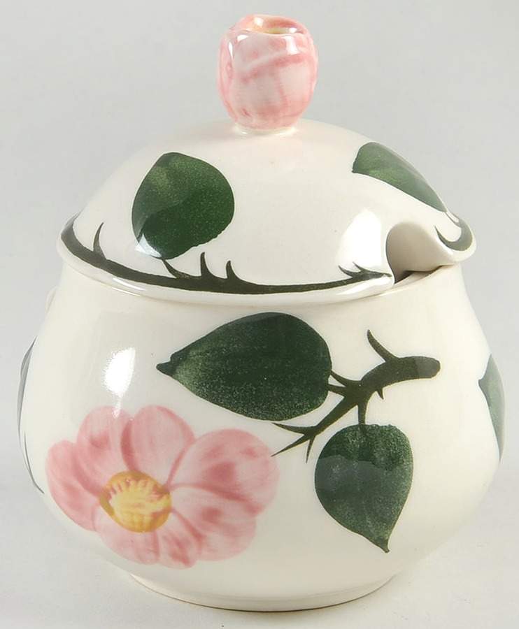 Wild Rose (Pink Flowers) Jam/Jelly & Lid by Villeroy & Boch-1