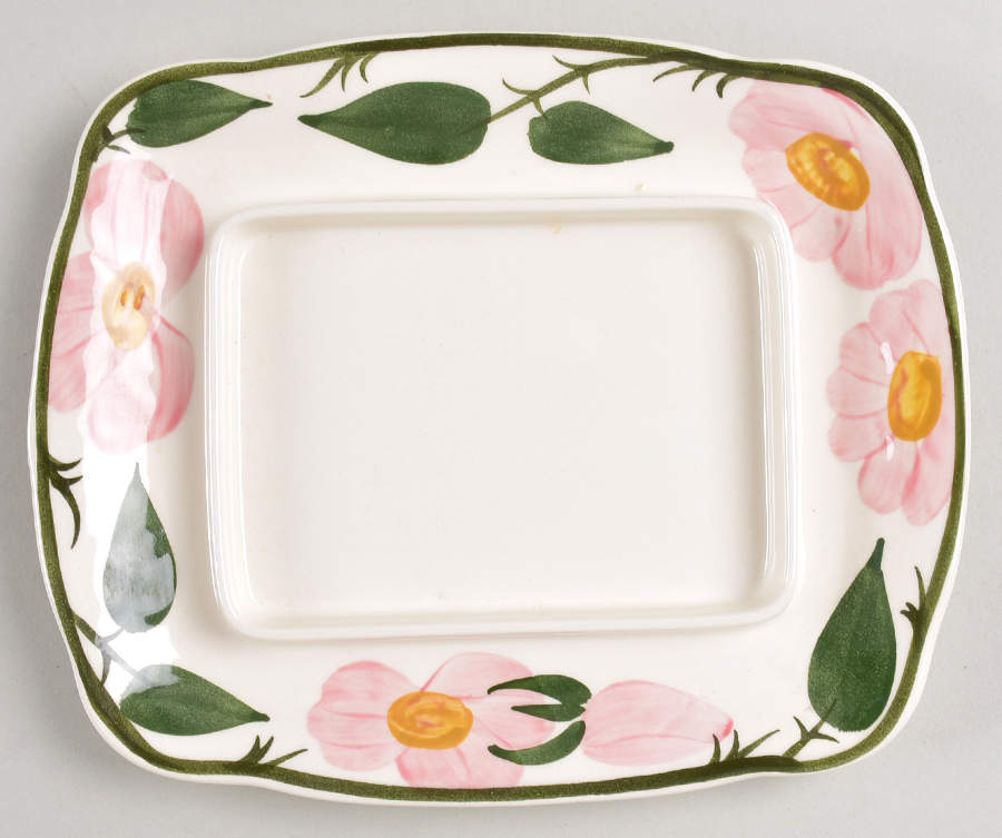 Wild Rose (Pink Flowers) Square Butter No Lid by Villeroy & Boch-1