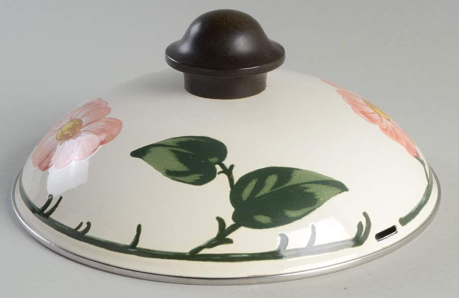 Wild Rose (Pink Flowers) 3.5 Quart Metal Covered Casserole, Lid Only by Villeroy & Boch-1