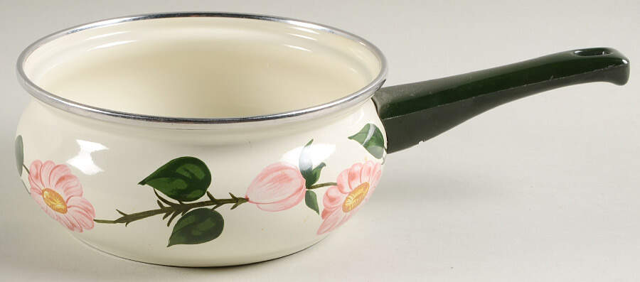 Wild Rose (Pink Flowers) 1.5 Quart Covered Metal Saucepan, No Lid by Villeroy & Boch-1