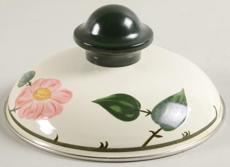 Wild Rose (Pink Flowers) Lid for 1 Qt Metal Saucepan by Villeroy & Boch-1