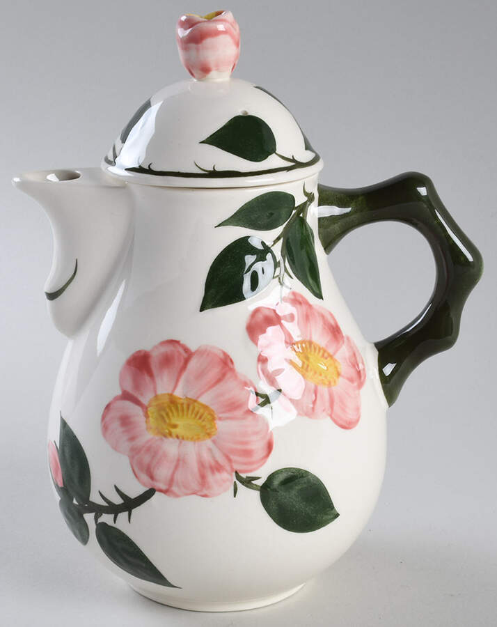 Wild Rose (Pink Flowers) Mini Coffee Pot & Lid by Villeroy & Boch-1