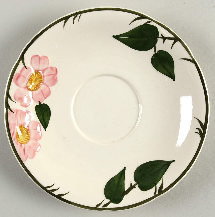 Wild Rose (Pink Flowers) Saucer for Cream Soup Bowl by Villeroy & Boch-1
