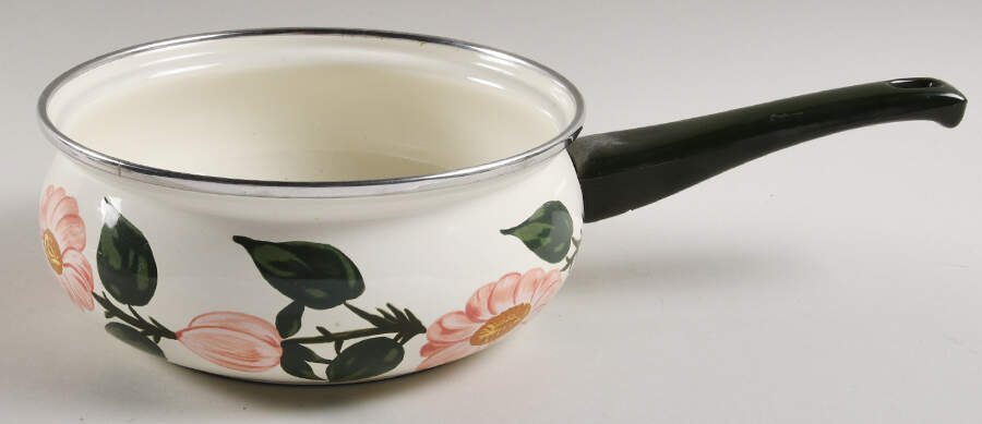 Wild Rose (Pink Flowers) 2 Quart Metal Covered Saucepan, No Lid by Villeroy & Boch-1