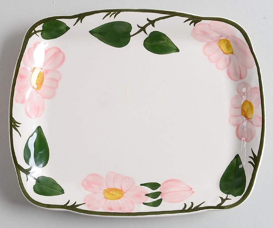 Wild Rose (Pink Flowers) Butter Tray by Villeroy & Boch-1