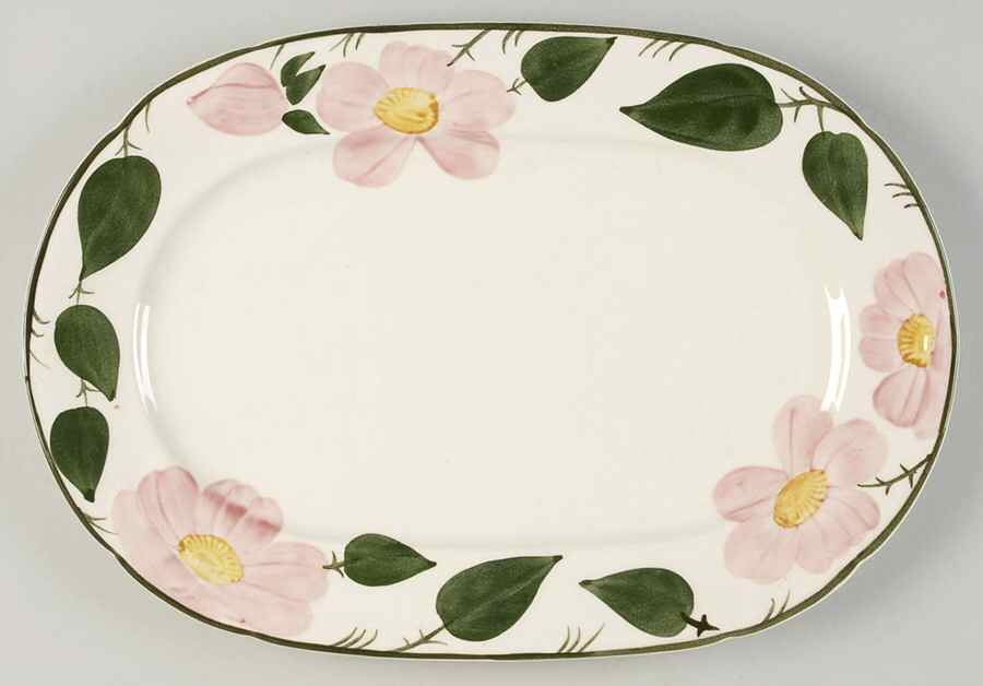 Wild Rose (Pink Flowers) 13" Oval Serving Platter by Villeroy & Boch-1