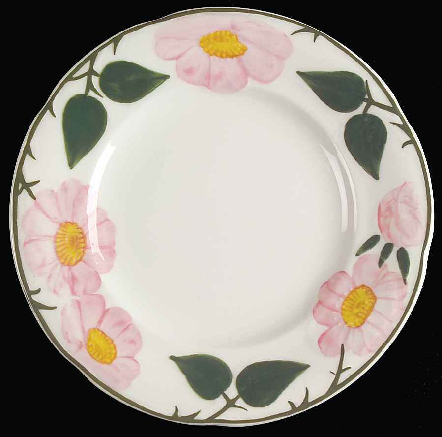 Wild Rose (Pink Flowers) Bread & Butter Plate by Villeroy & Boch-1