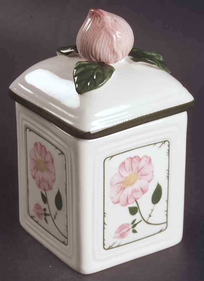 Wild Rose (Pink Flowers) Jam/Jelly & Lid by Villeroy & Boch-1