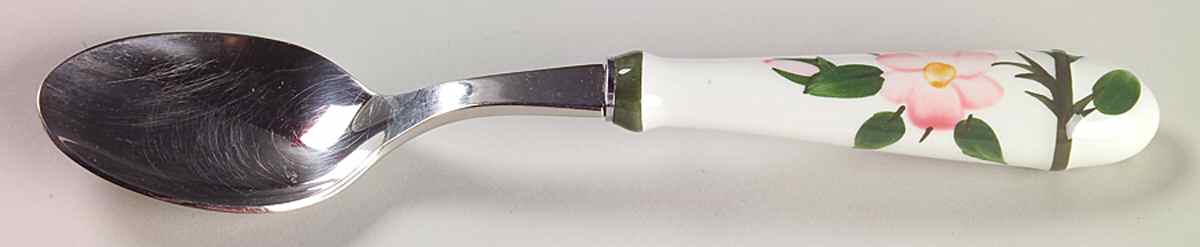 Wild Rose (Pink Flowers) Place/Oval Soup Spoon by Villeroy & Boch-1