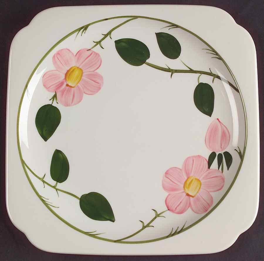 Wild Rose (Pink Flowers) Square Salad Plate by Villeroy & Boch-1