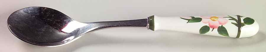 Wild Rose (Pink Flowers) Tablespoon (Serving Spoon) by Villeroy & Boch-1