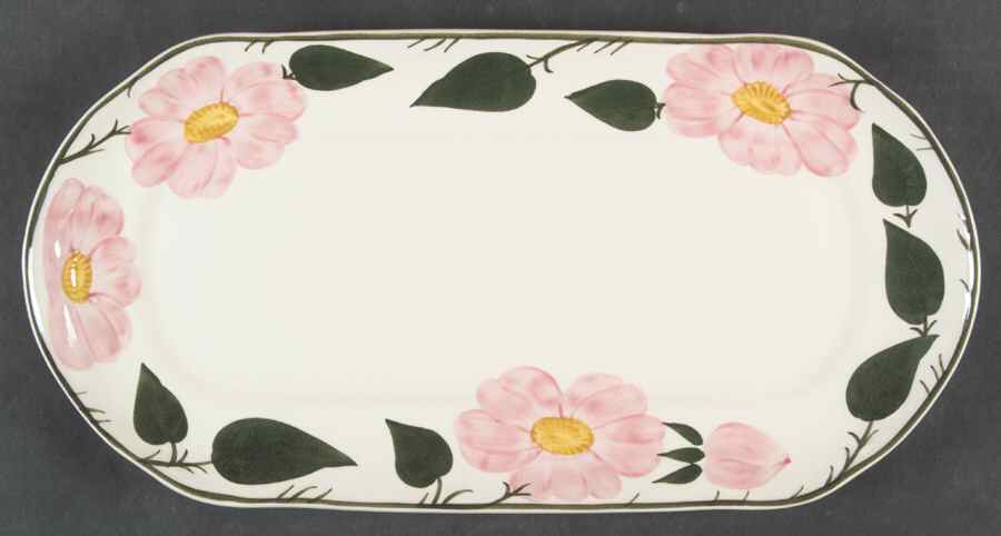 Wild Rose (Pink Flowers) Large Sandwich Tray by Villeroy & Boch-1