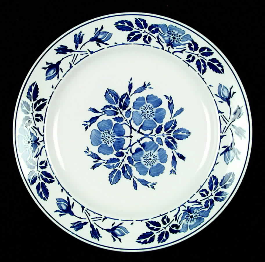 Wild Rose (Blue Flowers) Dinner Plate by Villeroy & Boch-1