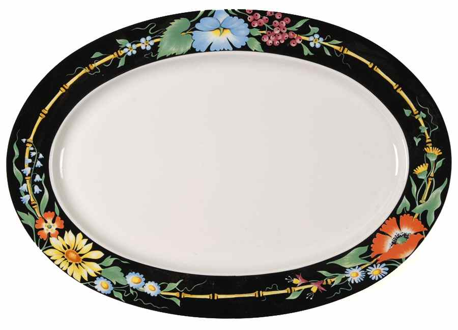 Xenia 14" Oval Serving Platter by Villeroy & Boch-1