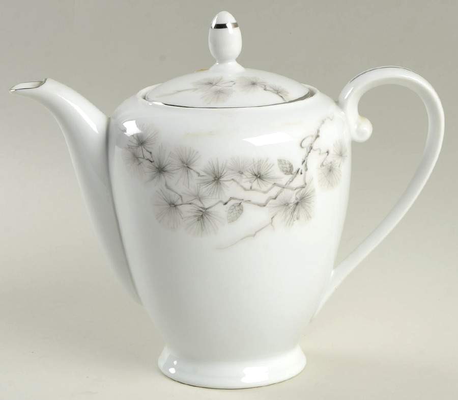 Autumn Pine Mini Coffee Pot & Lid by Violet-1