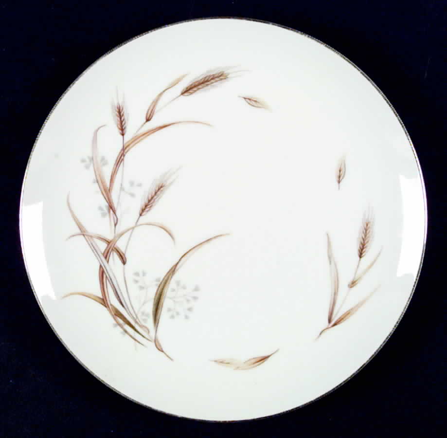 Golden Wheat Salad Plate by Violet-1