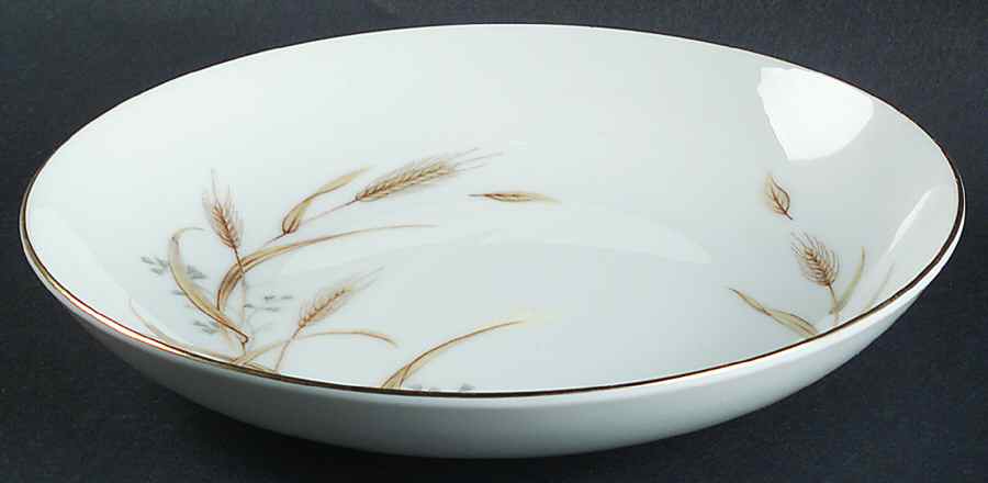 Golden Wheat Coupe Soup Bowl by Violet-1