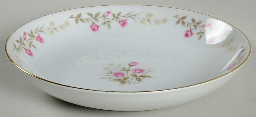 Tea Rose Coupe Soup Bowl by Violet-1