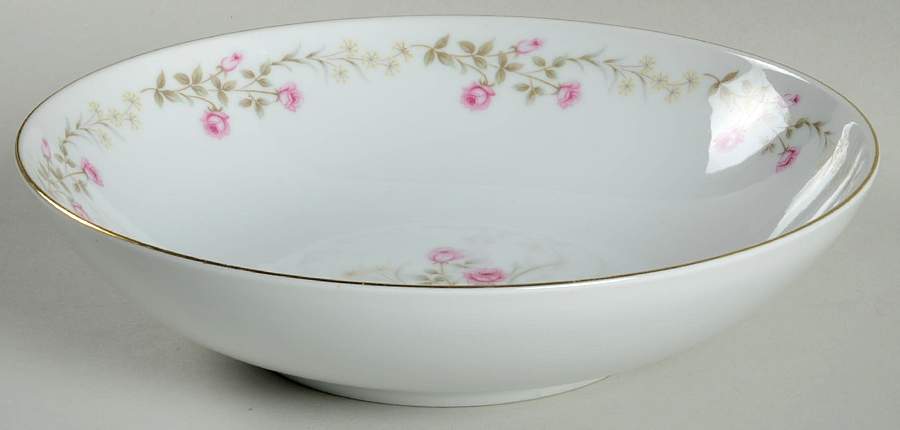 Tea Rose 9" Round Vegetable Bowl by Violet-1