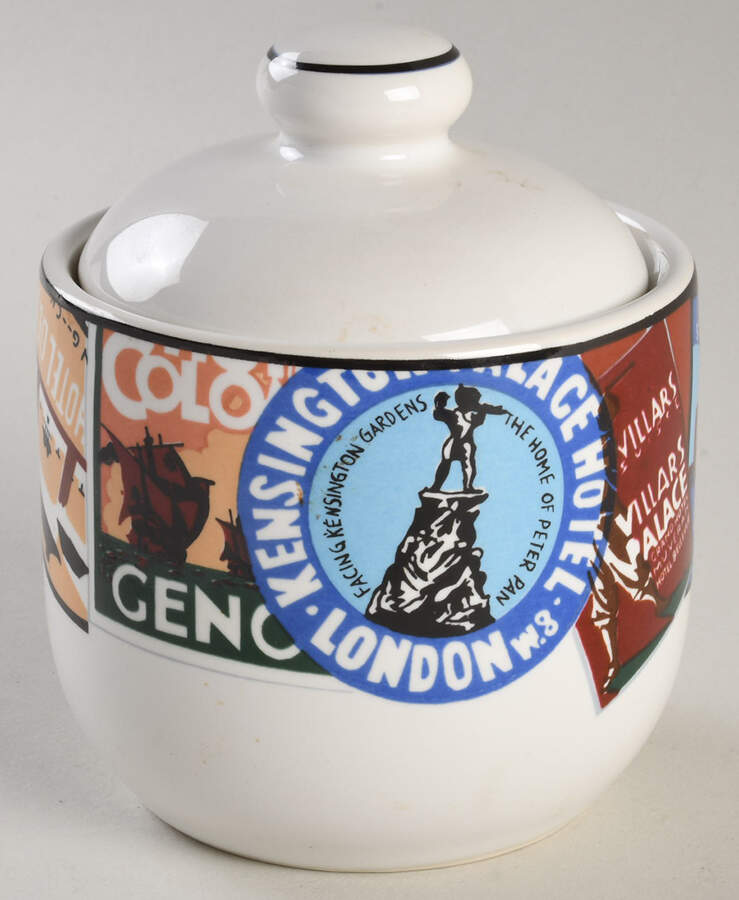 Around The World Sugar Bowl & Lid by Vitromaster-1