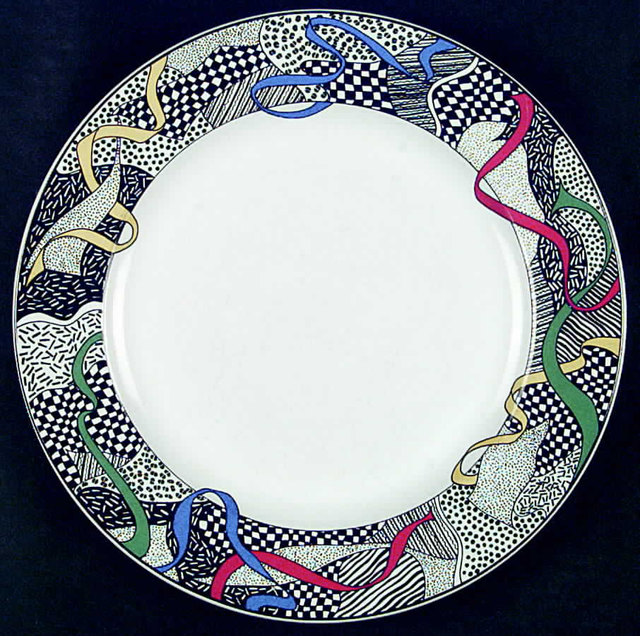 Color Waves Dinner Plate by Vitromaster-1