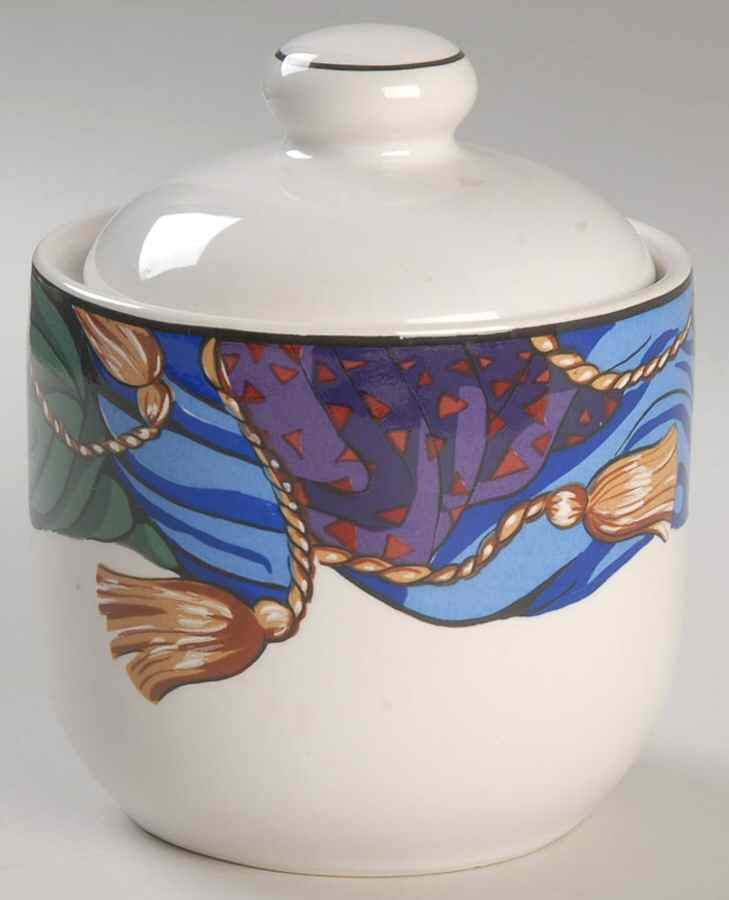 Curtain Call Sugar Bowl & Lid by Vitromaster-1