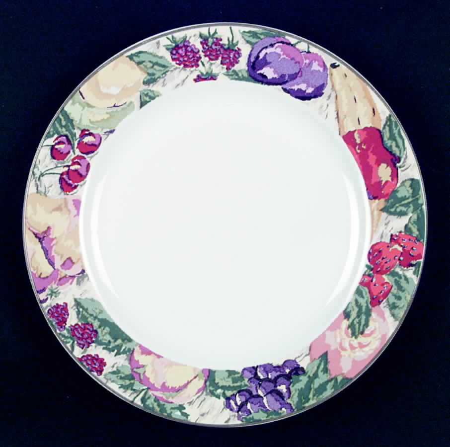 Fruit Tapestry Dinner Plate by Vitromaster-1