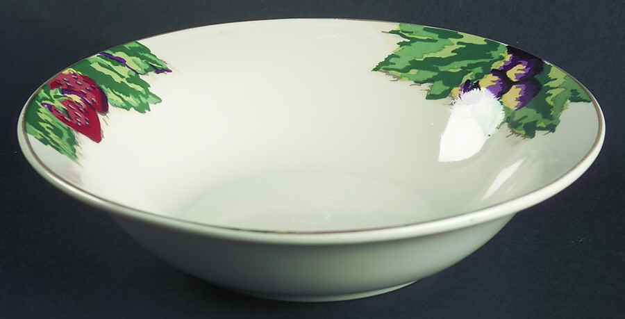 Fruit Tapestry Soup/Cereal Bowl by Vitromaster-1