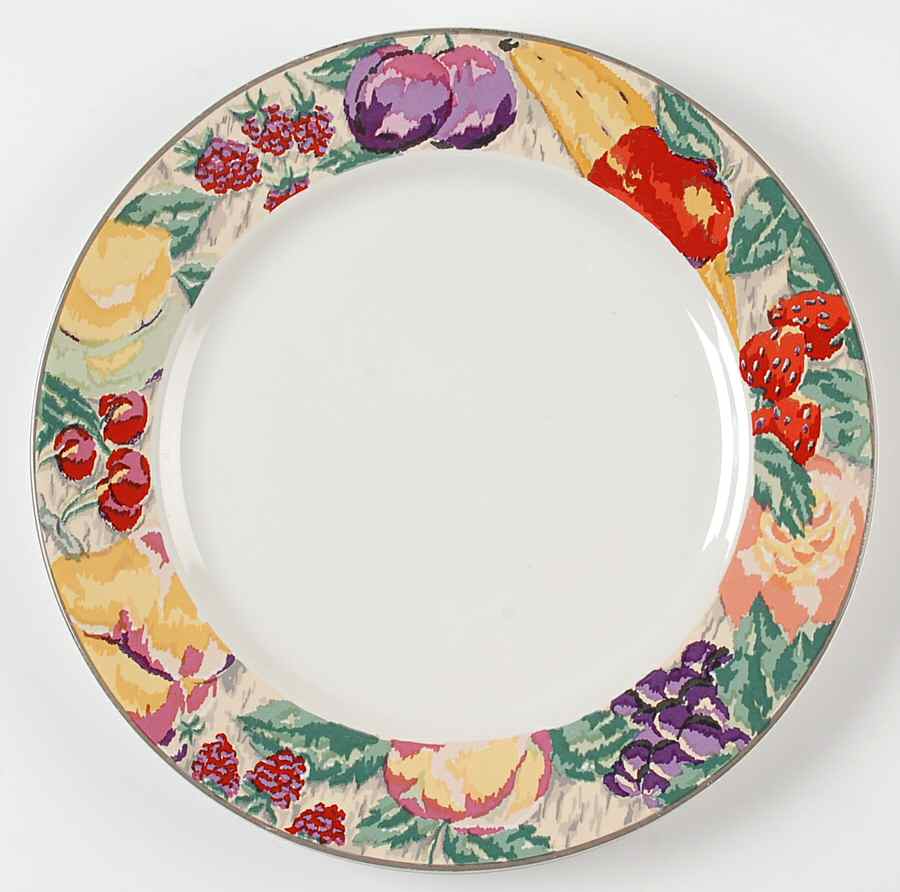 Fruit Tapestry 12" Chop Plate (Round Platter) by Vitromaster-1