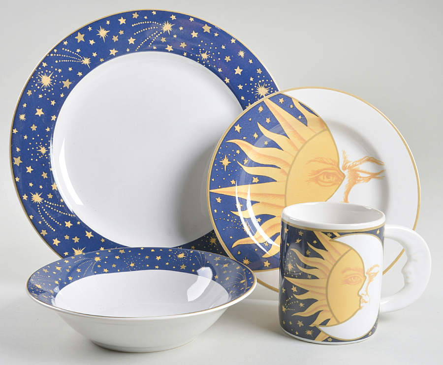 Galaxy 4 Piece Place Setting by Vitromaster-1