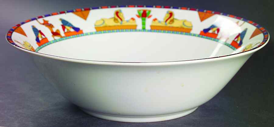 Isis 9" Round Vegetable Bowl by Vitromaster-1
