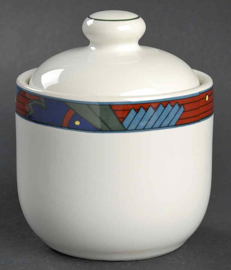 Jazz Sugar Bowl & Lid by Vitromaster-1