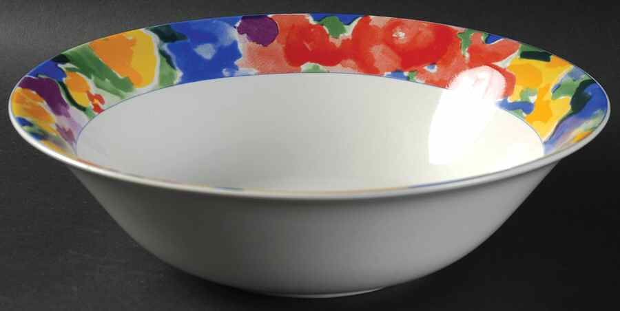 Oasis 9" Round Vegetable Bowl by Vitromaster-1