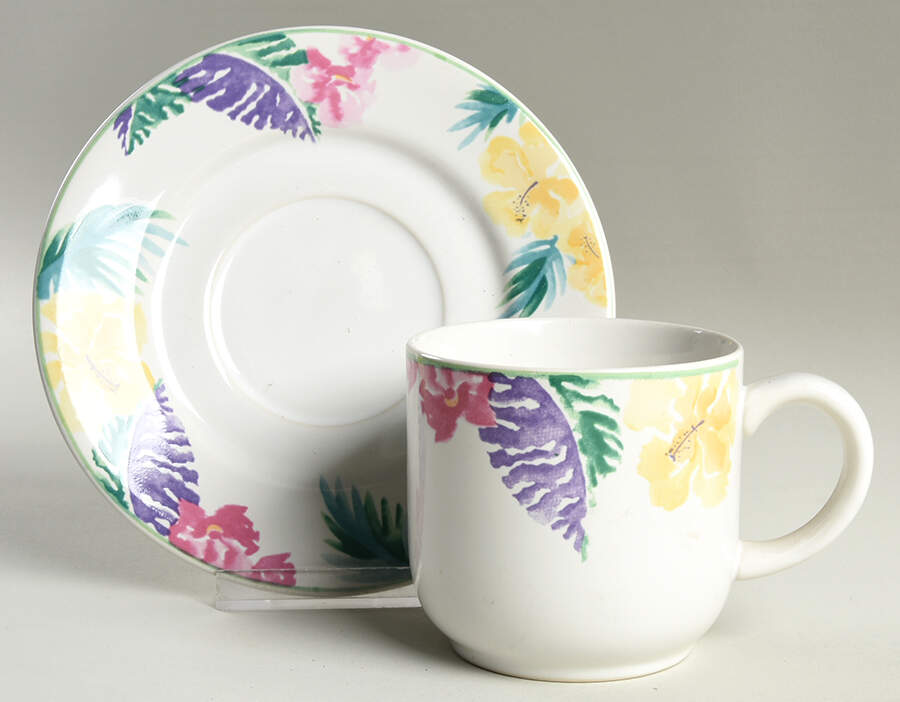 Samba Flat Cup & Saucer Set by Vitromaster-1