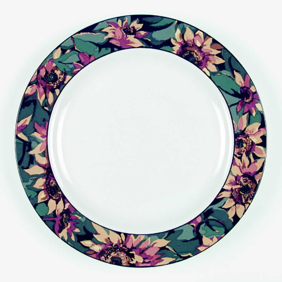 Sun Flower Dinner Plate by Vitromaster-1