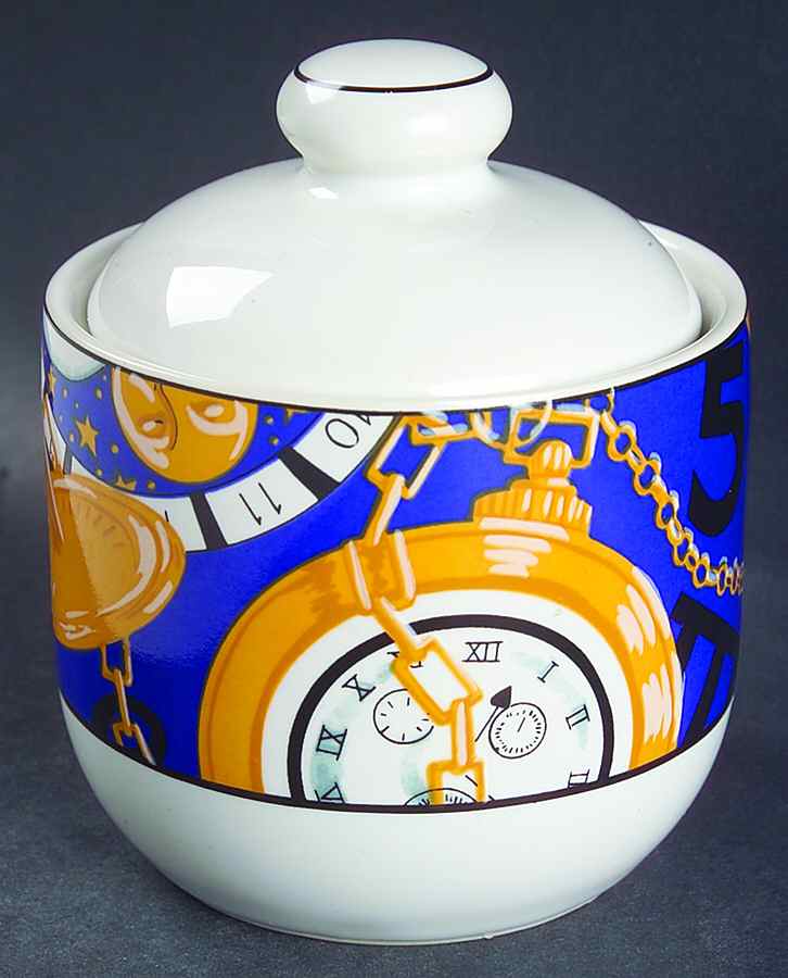 Time Piece Sugar Bowl & Lid by Vitromaster-1