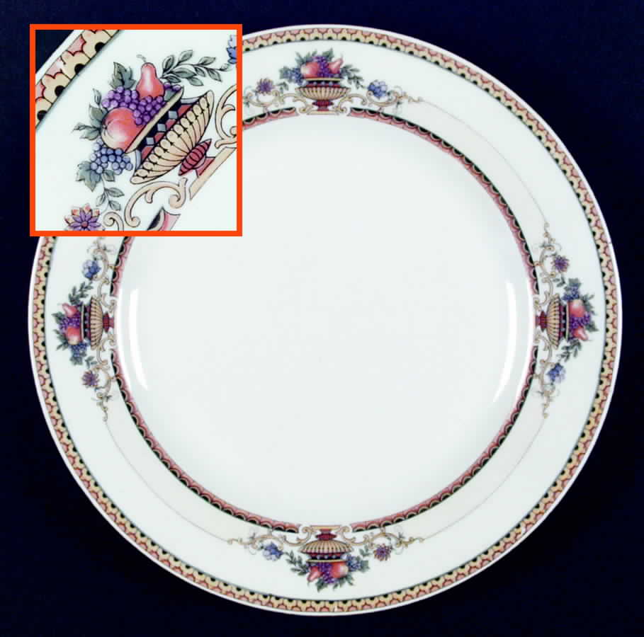 Admiral Dinner Plate by Victoria (Czech)-1