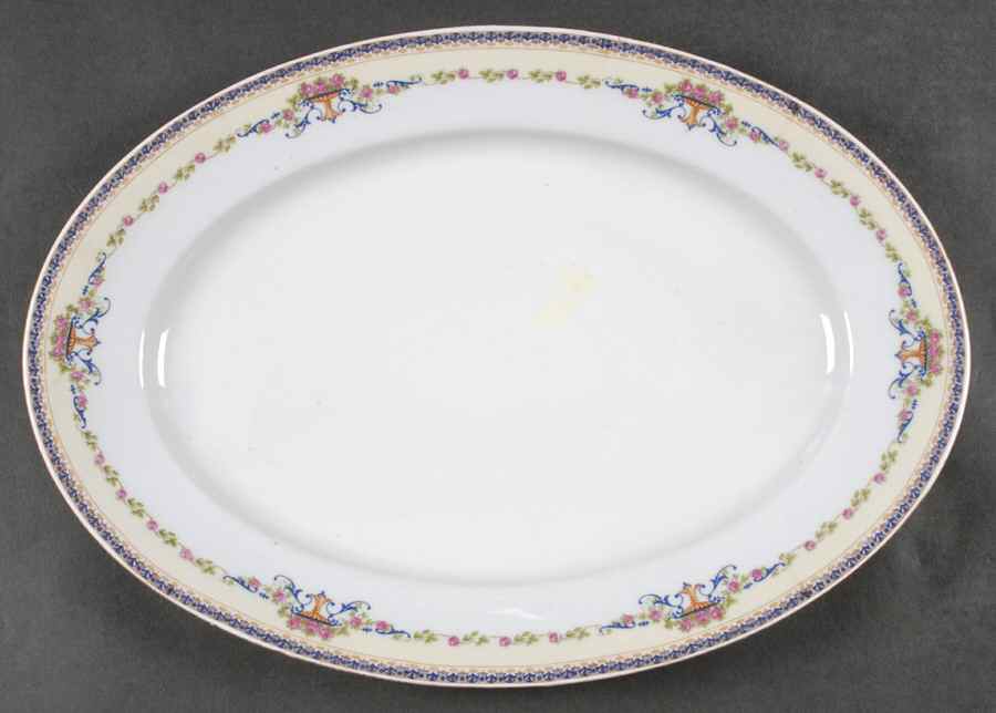 Dorset 15" Oval Serving Platter by Victoria (Czech)-1