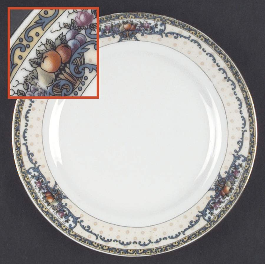 Norfolk Bread & Butter Plate by Victoria (Czech)-1