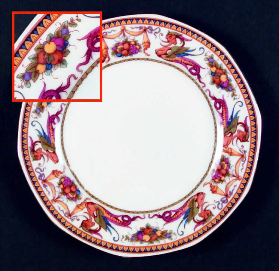 Rafaelesque Salad Plate by Victoria (Czech)-1