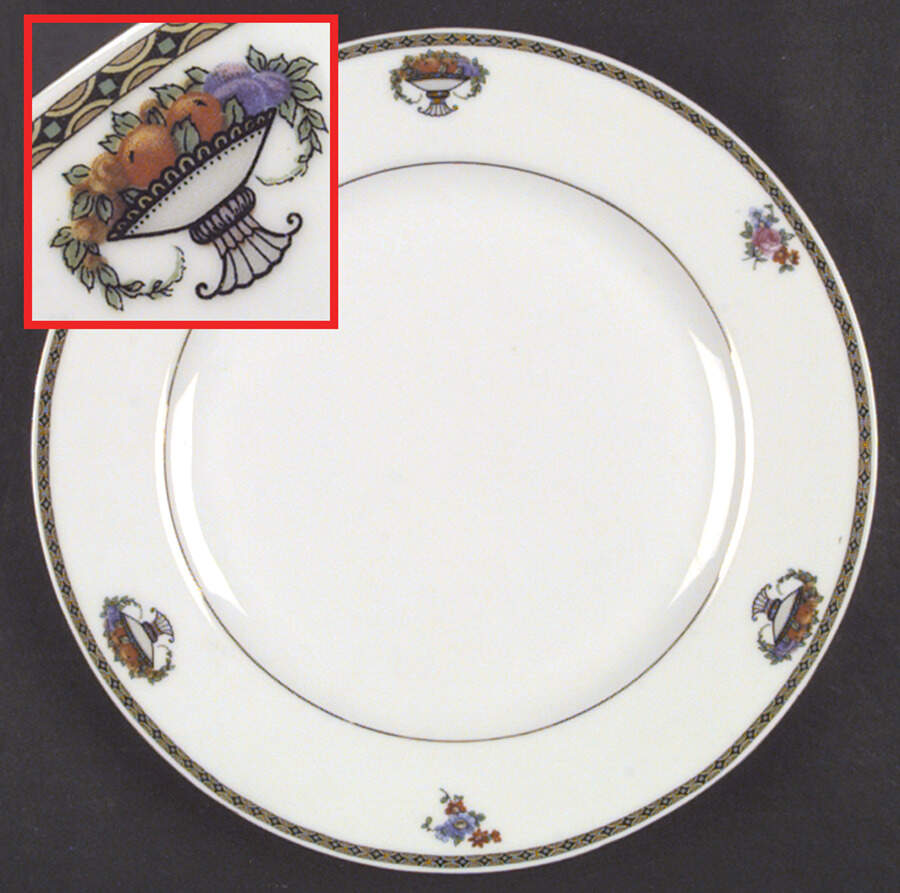 The Regence Dinner Plate by Victoria (Czech)-1