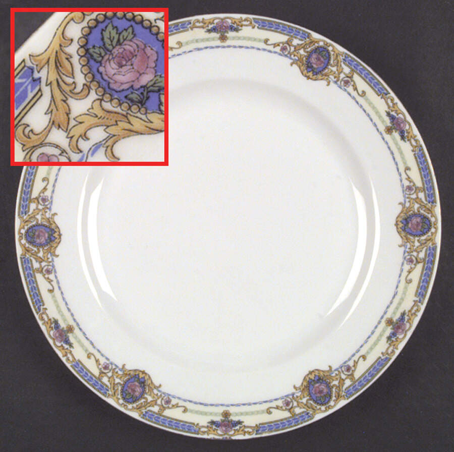 Stratford Dinner Plate by Victoria (Czech)-1