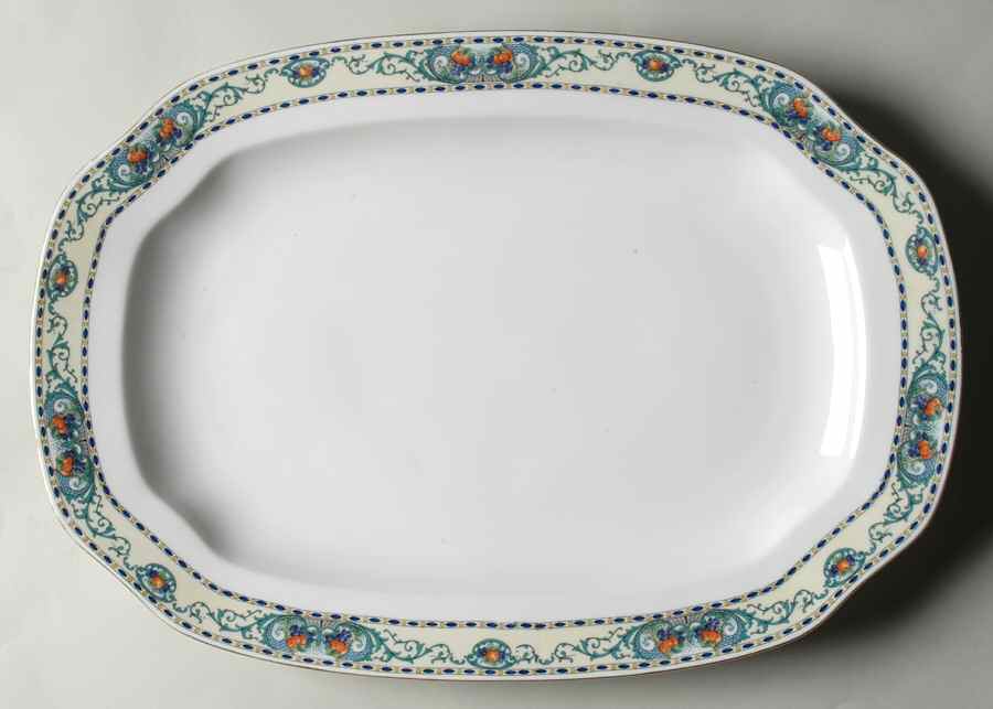 Surrey 15" Oval Serving Platter by Victoria (Czech)-1