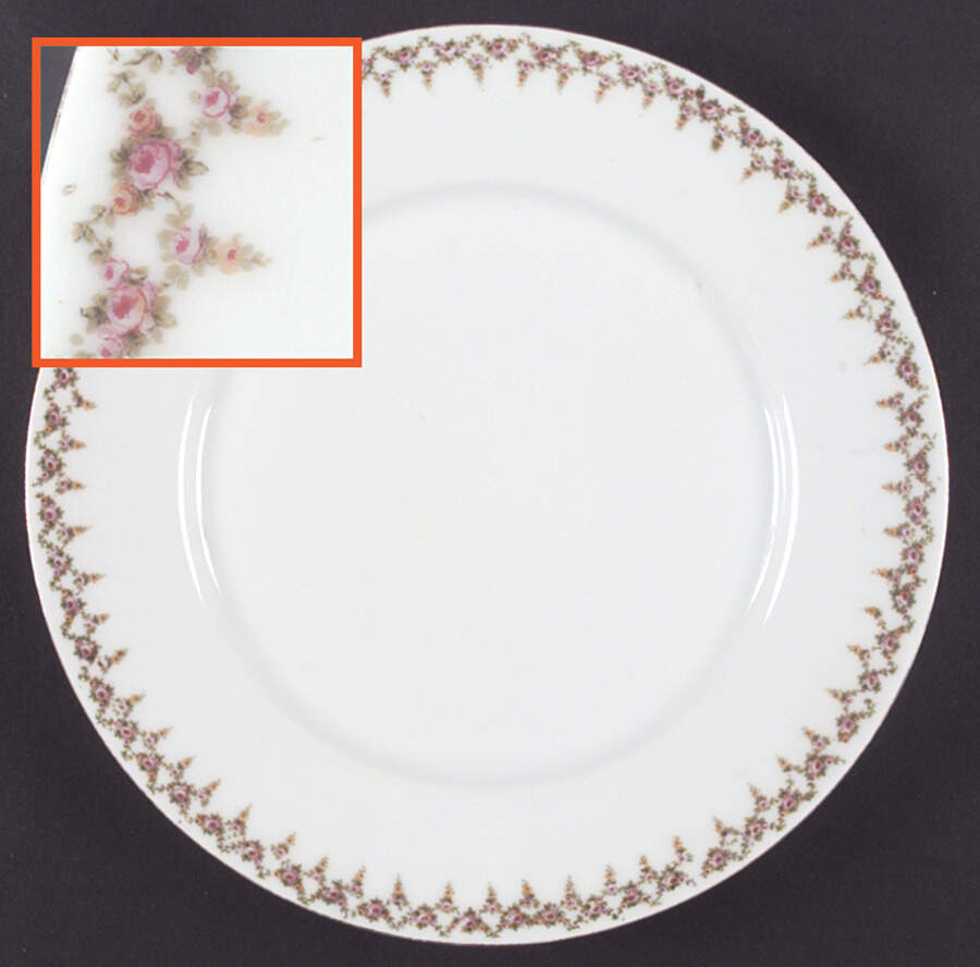VIT100 Dinner Plate by Victoria (Czech)-1