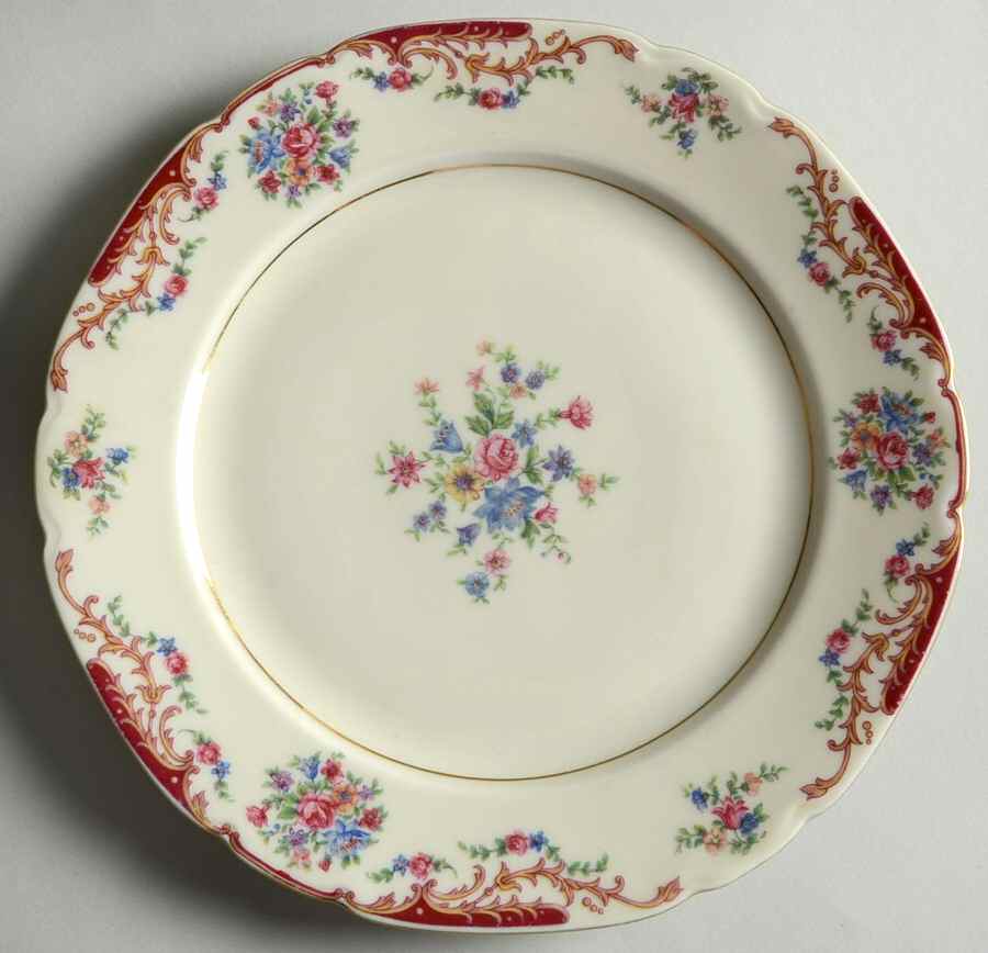 VIT101 Salad Plate by Victoria (Czech)-1
