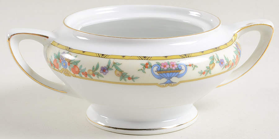VIT11 Sugar Bowl No Lid by Victoria (Czech)-1